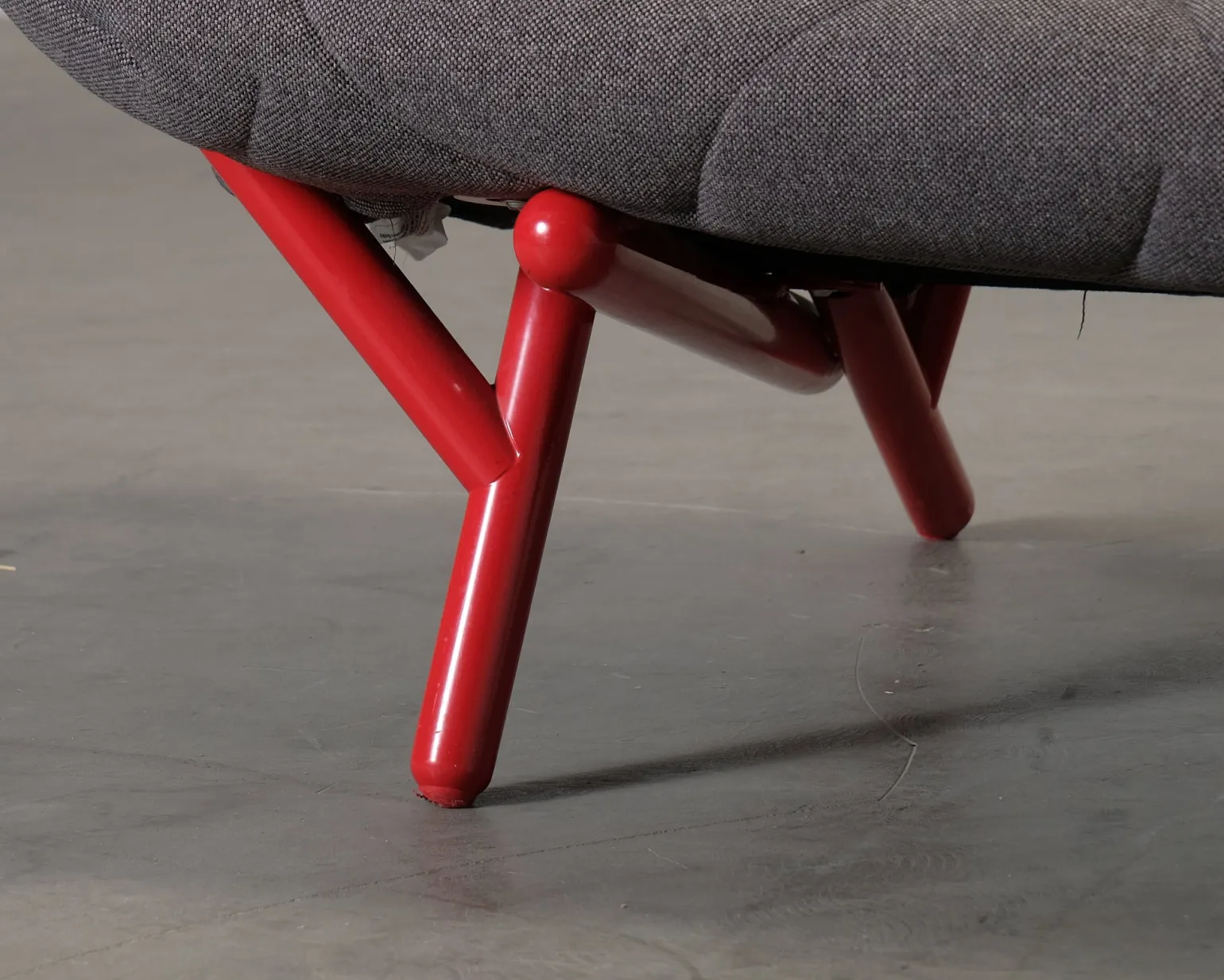 Kartell Foliage 2-sits soffa grå / röd