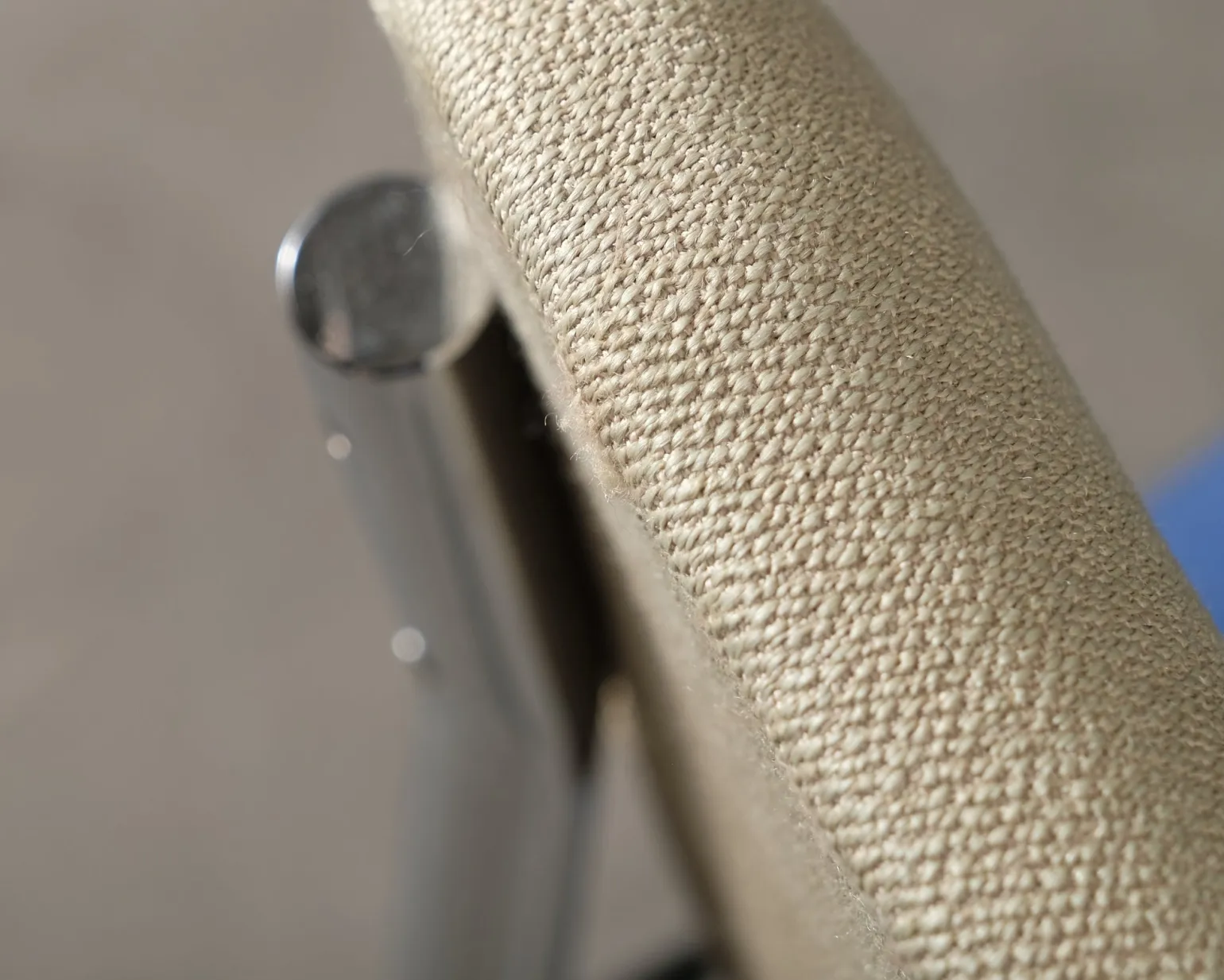 Knoll Cesca stol blå / beige