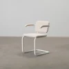 Knoll Cesca stol med armstöd beige / vit