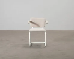 Knoll Cesca stol med armstöd beige / vit