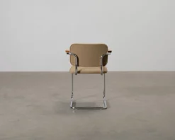 Knoll Cesca stol med armstöd brun / bök