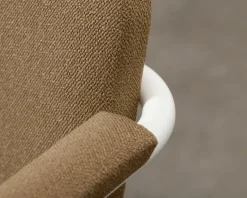 Knoll Cesca stol med armstöd brun / vit