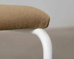Knoll Cesca stol med armstöd brun / vit