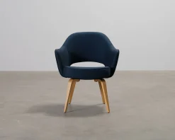 Knoll Eero Saarinen Executive Chair stol blå