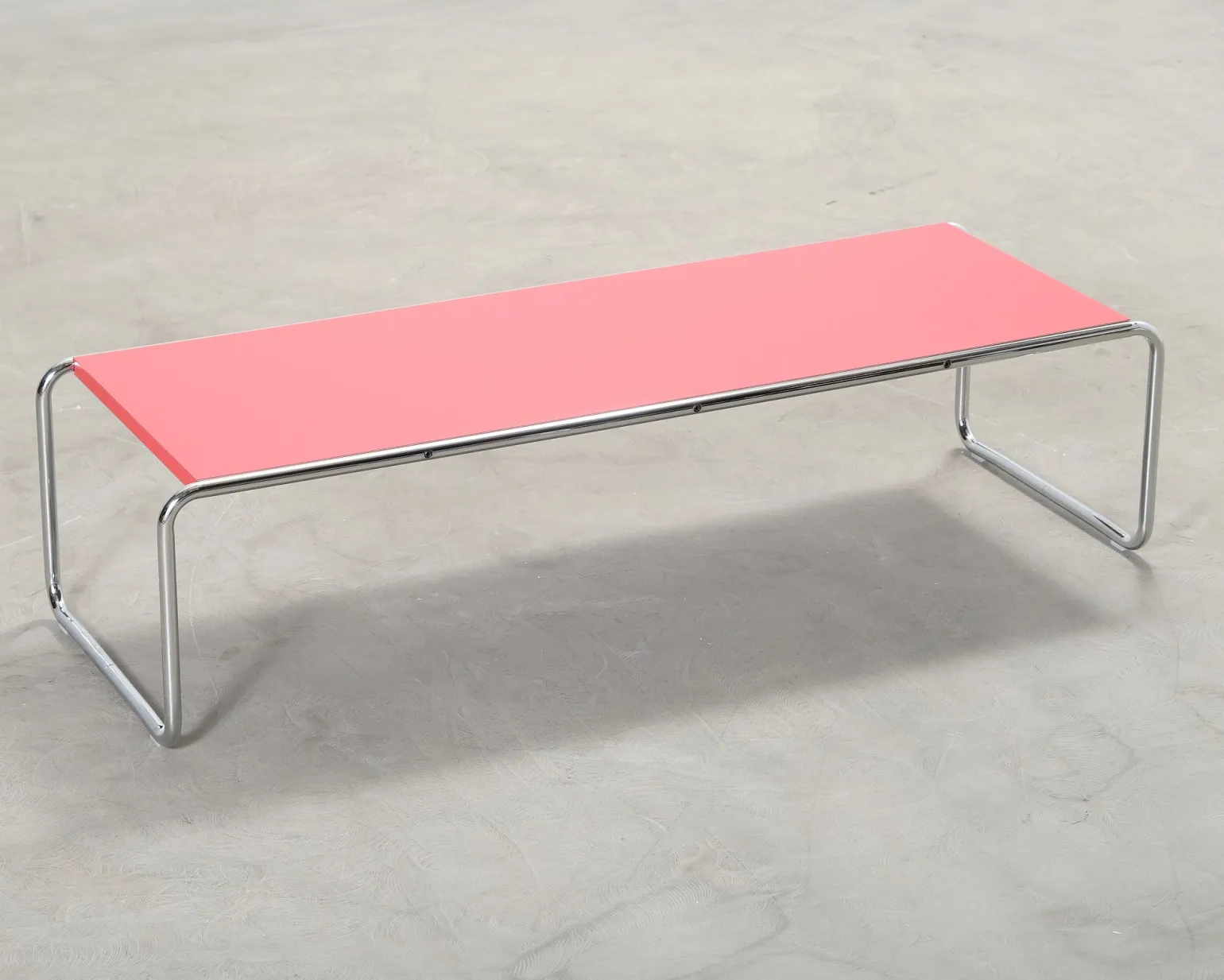 Knoll Laccio soffbord röd