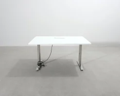 Konferensbord vit 100 x 140 cm