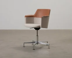 Lammhults Carousel kontorsstol brun / beige