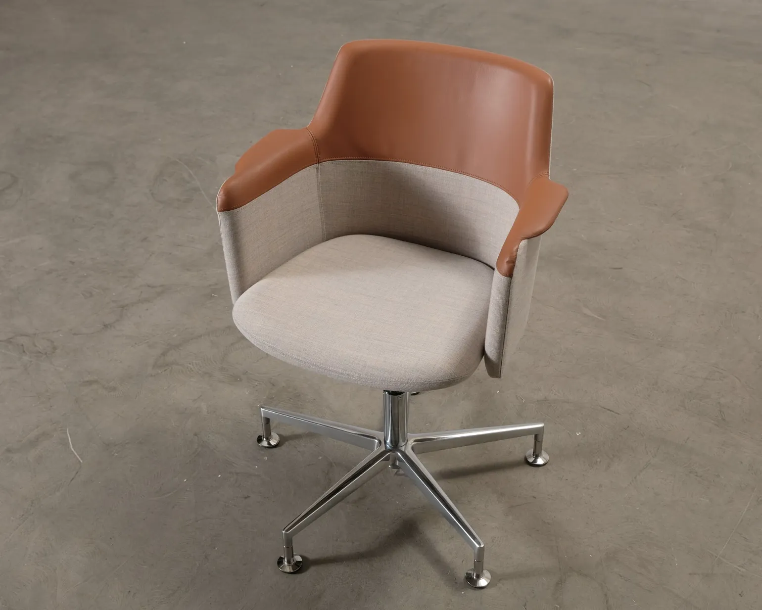 Lammhults Carousel kontorsstol brun / beige