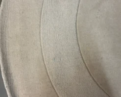 Layered Circular ullmatta 180 x 270 cm Bone White