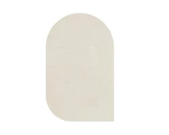 Layered Circular ullmatta 220 x 350 cm Bone White