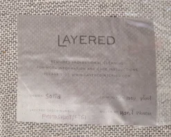 Layered Classic Solid ullmatta 200 x 300 cm röd
