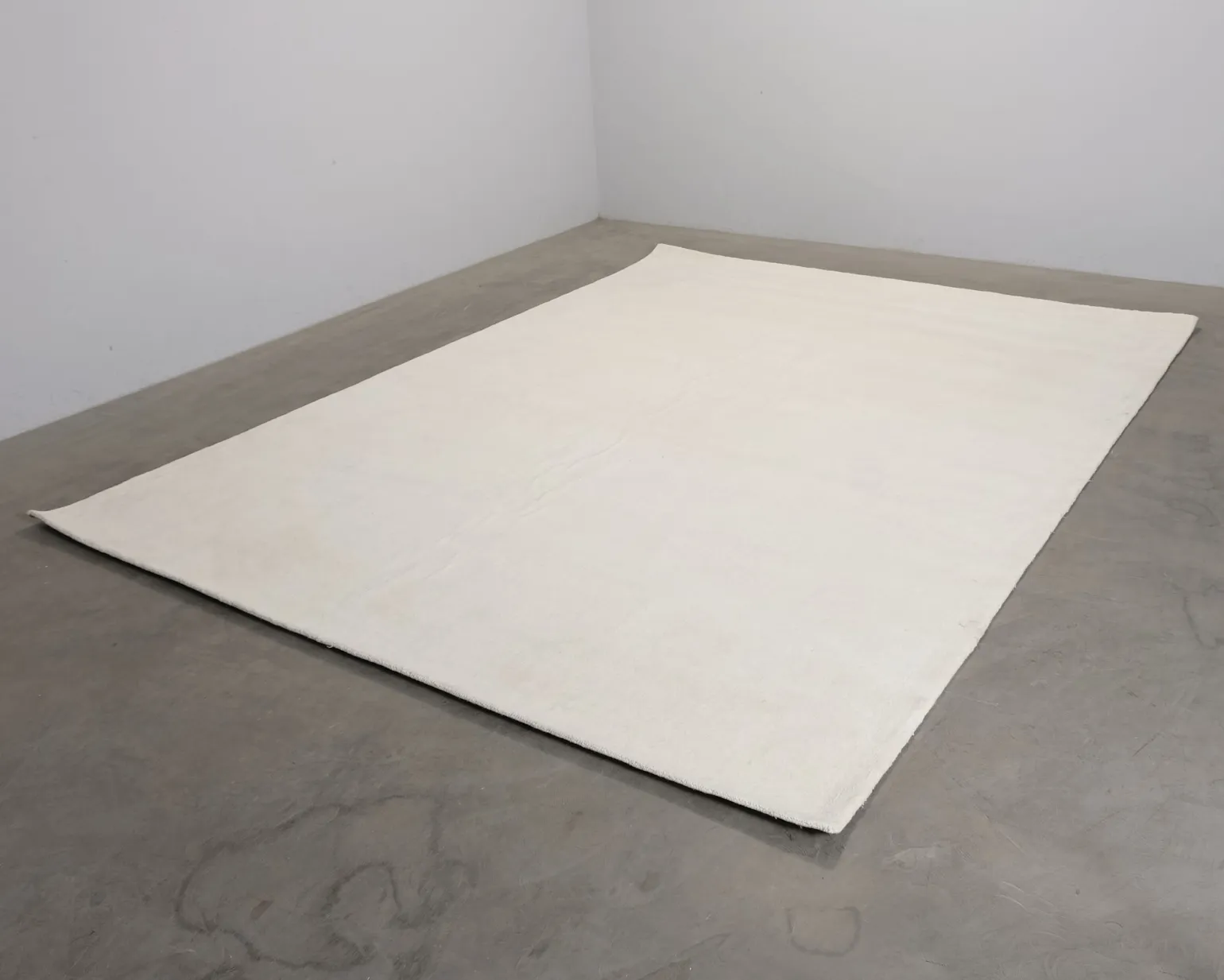 Layered Classic Solid Wool ullmatta 300 x 400 cm Bone White