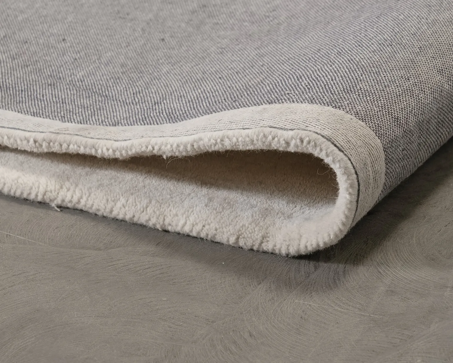 Layered Classic Solid Wool ullmatta 300 x 400 cm Bone White