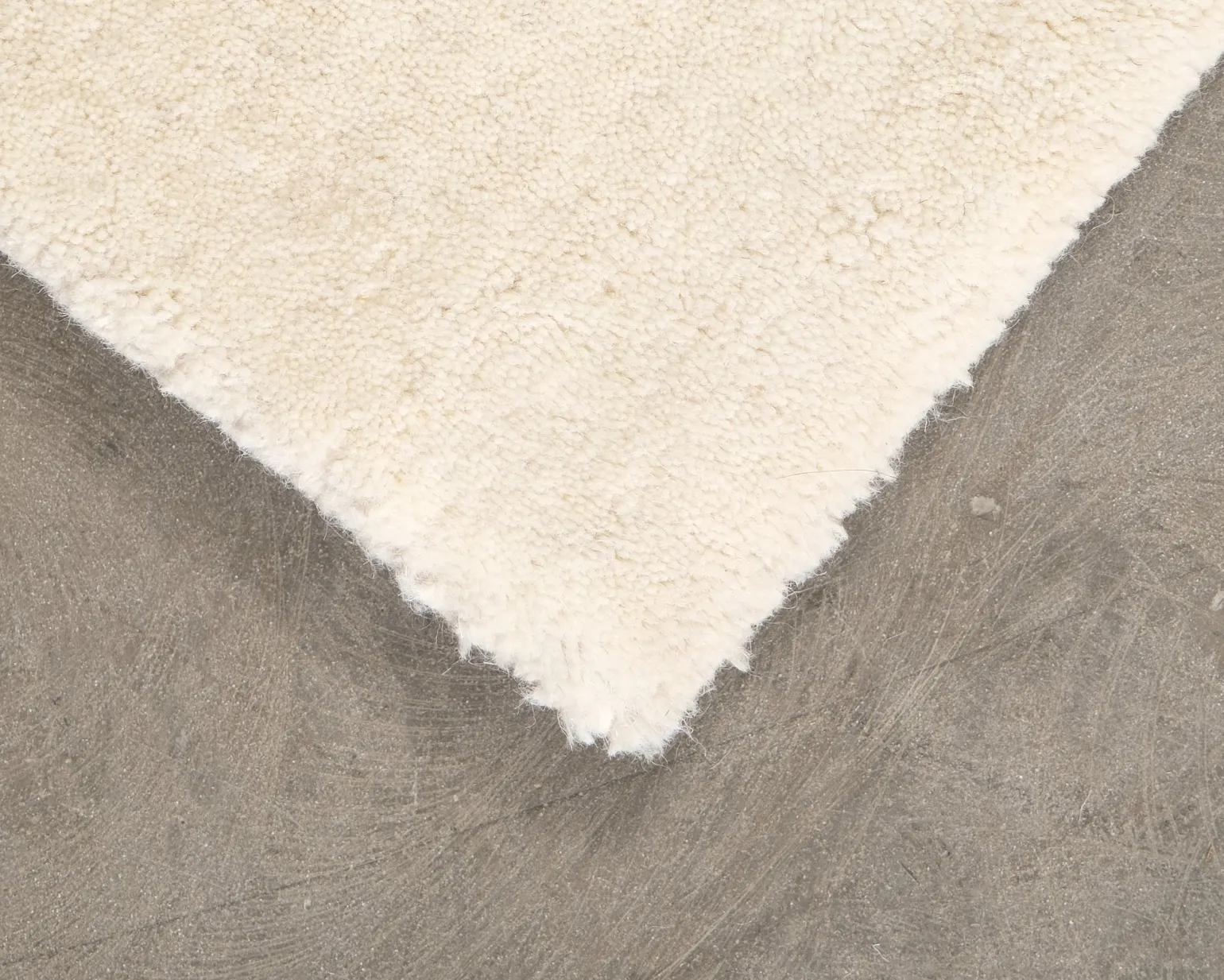 Layered Classic Solid Wool ullmatta 250 x 350 cm Bone White