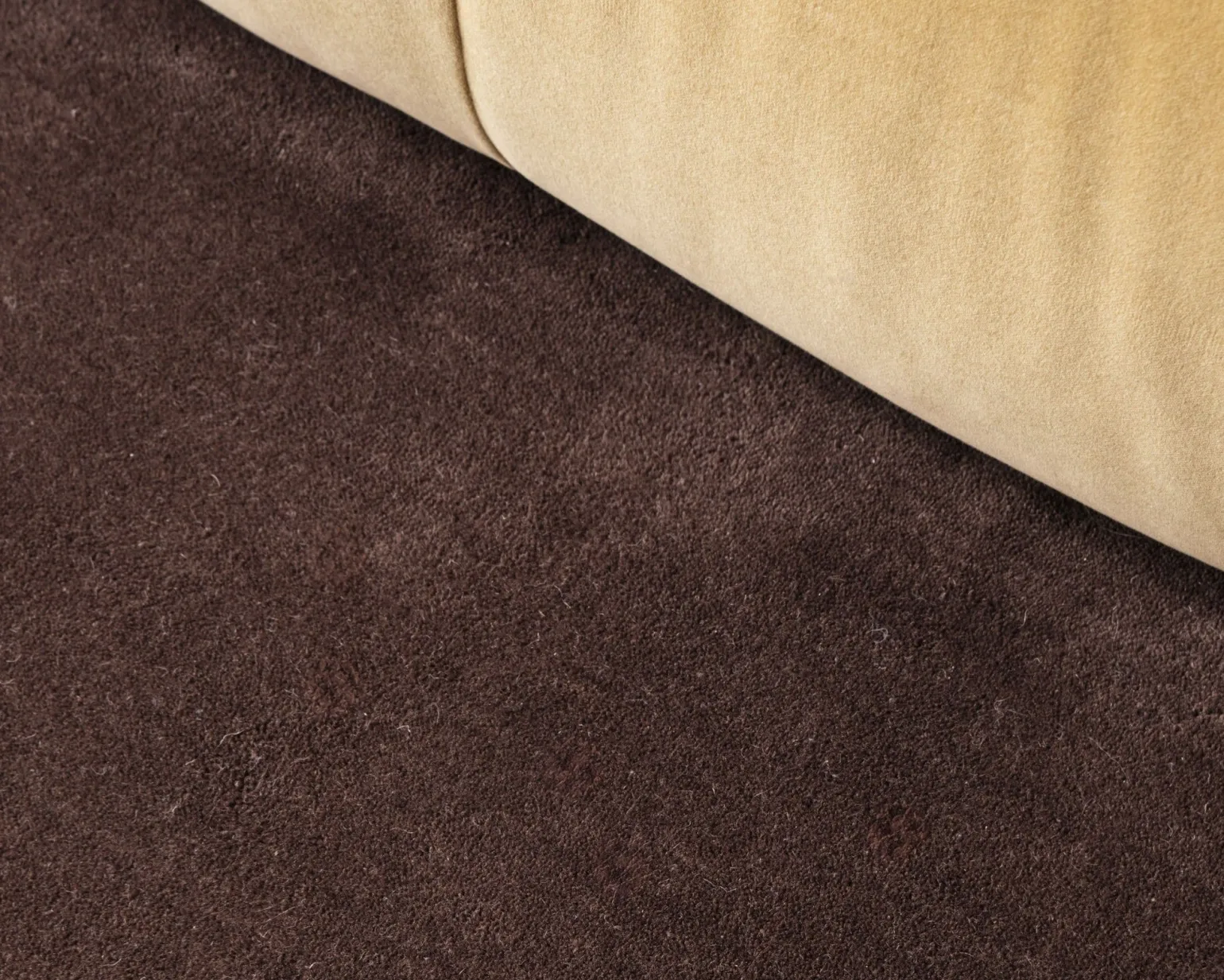 Layered Classic Solid Wool ullmatta 250 x 350 cm Chicory Coffee