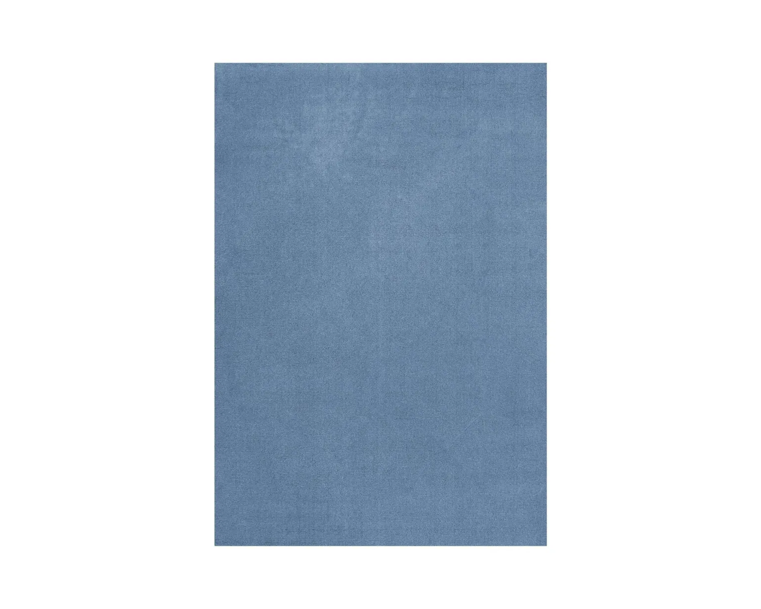 Layered Classic Solid Wool ullmatta 180 x 270 cm cm Cornflower Blue