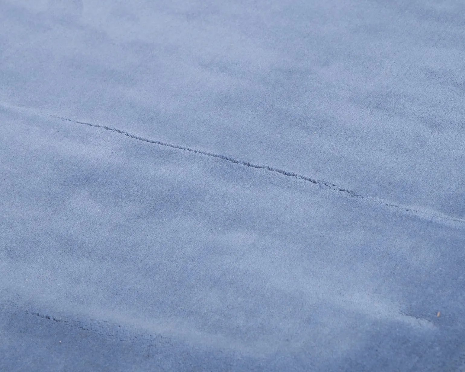 Layered Classic Solid Wool ullmatta 180 x 270 cm cm Cornflower Blue