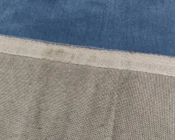 Layered Classic Solid Wool ullmatta 180 x 270 cm cm Cornflower Blue