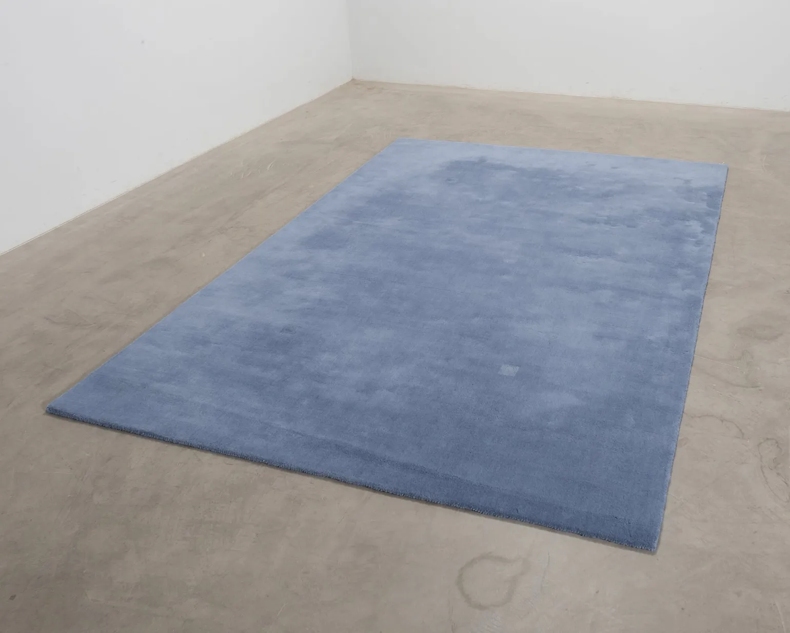 Layered Classic Solid Wool ullmatta 200 x 300 cm Cornflower Blue