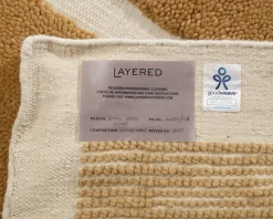 Layered Gotland ullmatta 175 x 490 cm Sunflower Yellow