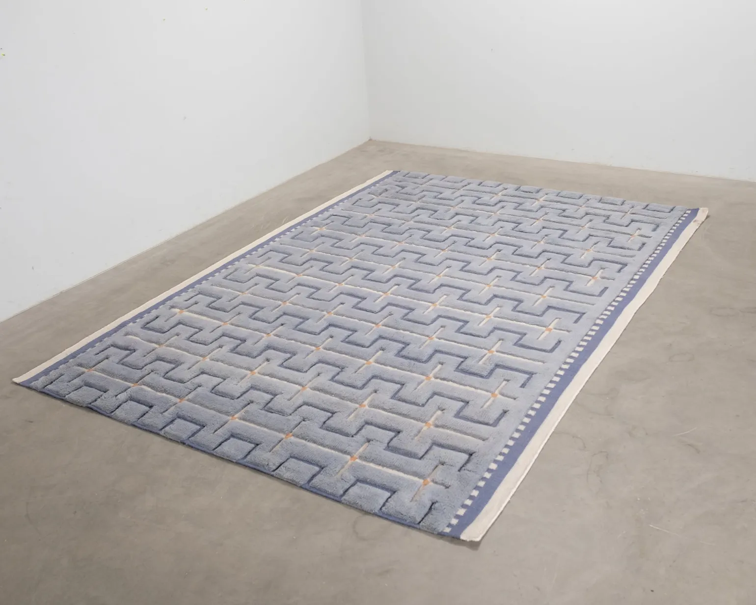 Layered Johanna ullmatta 260 x 365 cm blå