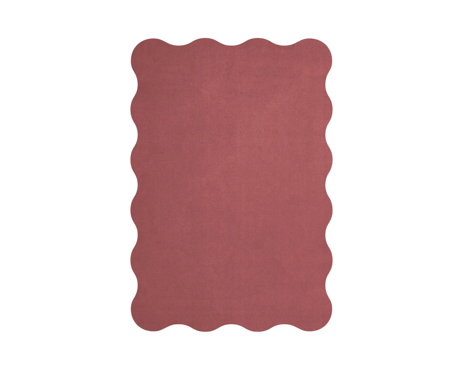 Layered Scallop 250 x 350 matta Rosewood Red