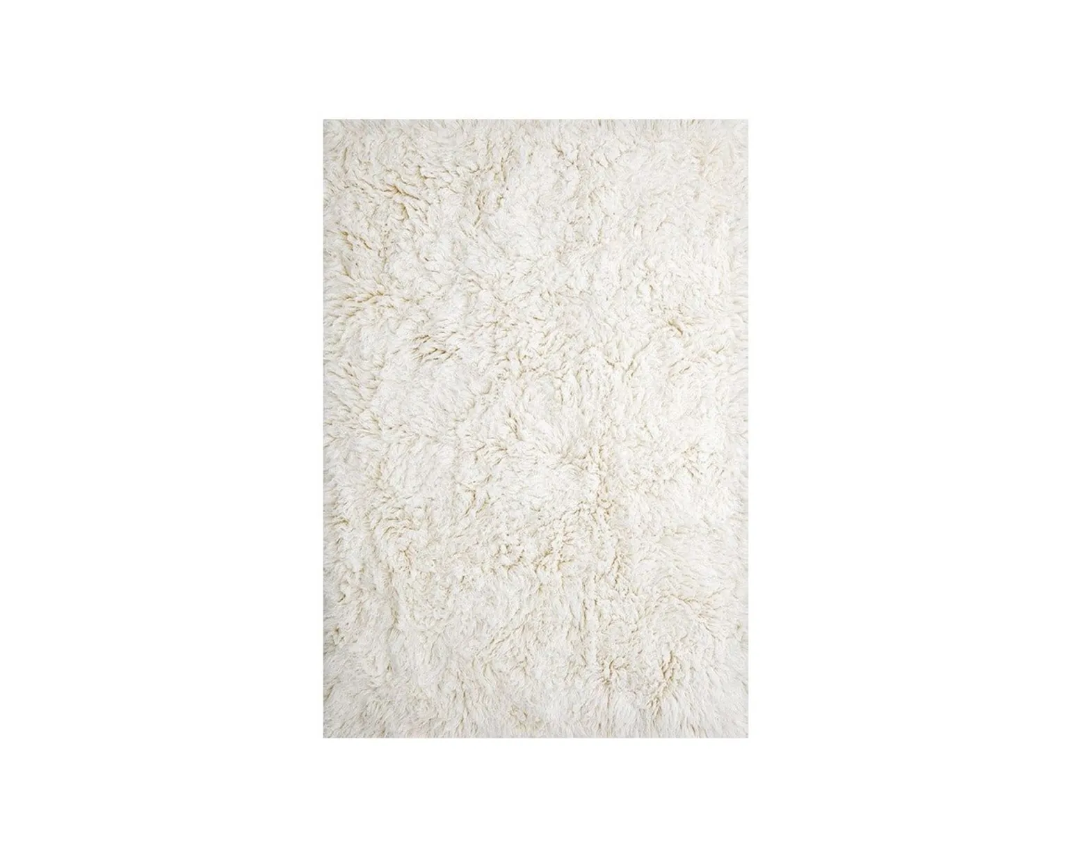 Layered Shaggy matta 180 x 270 cm Bone White