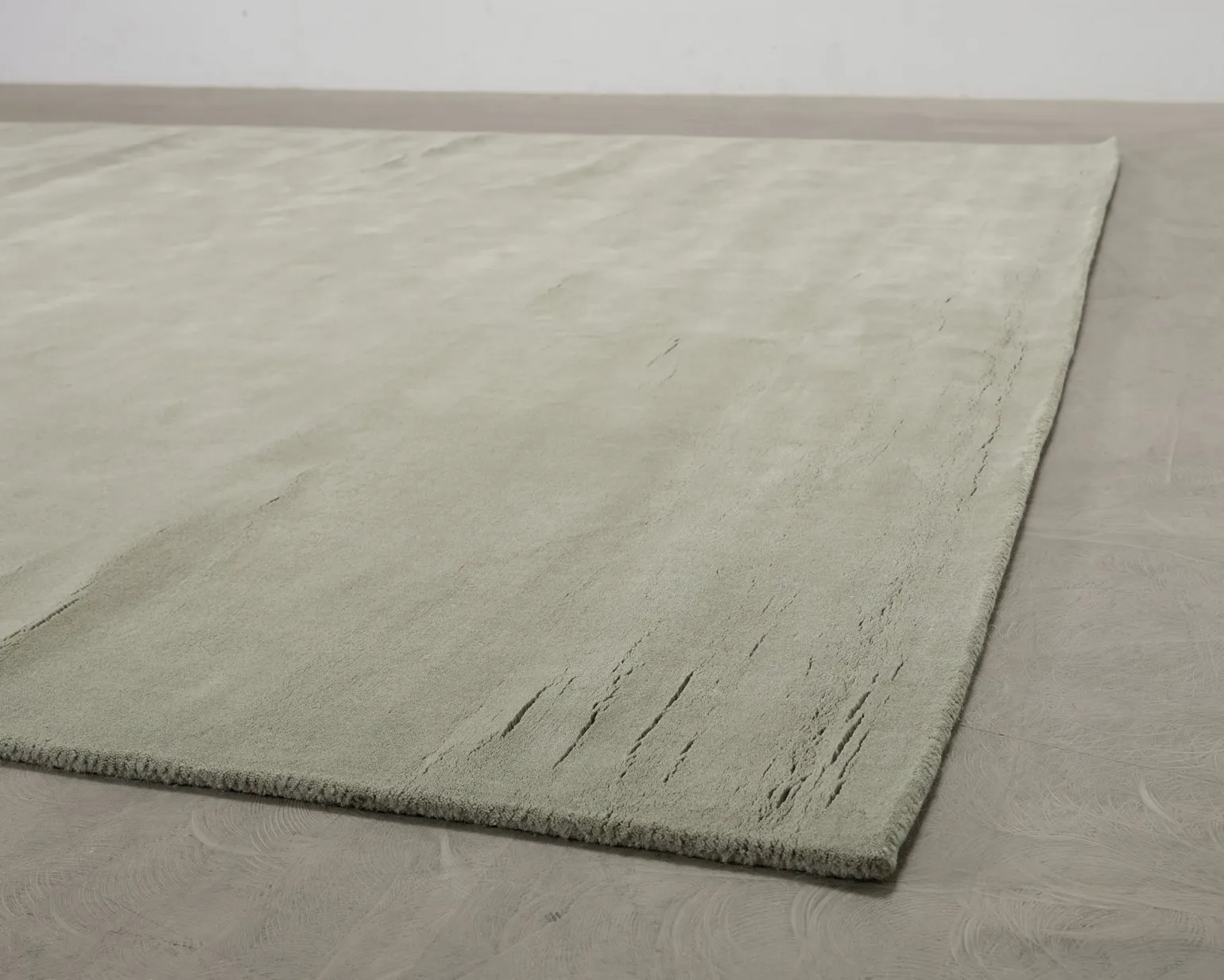 Layered Solid Wool matta 300 x 300 cm Sage