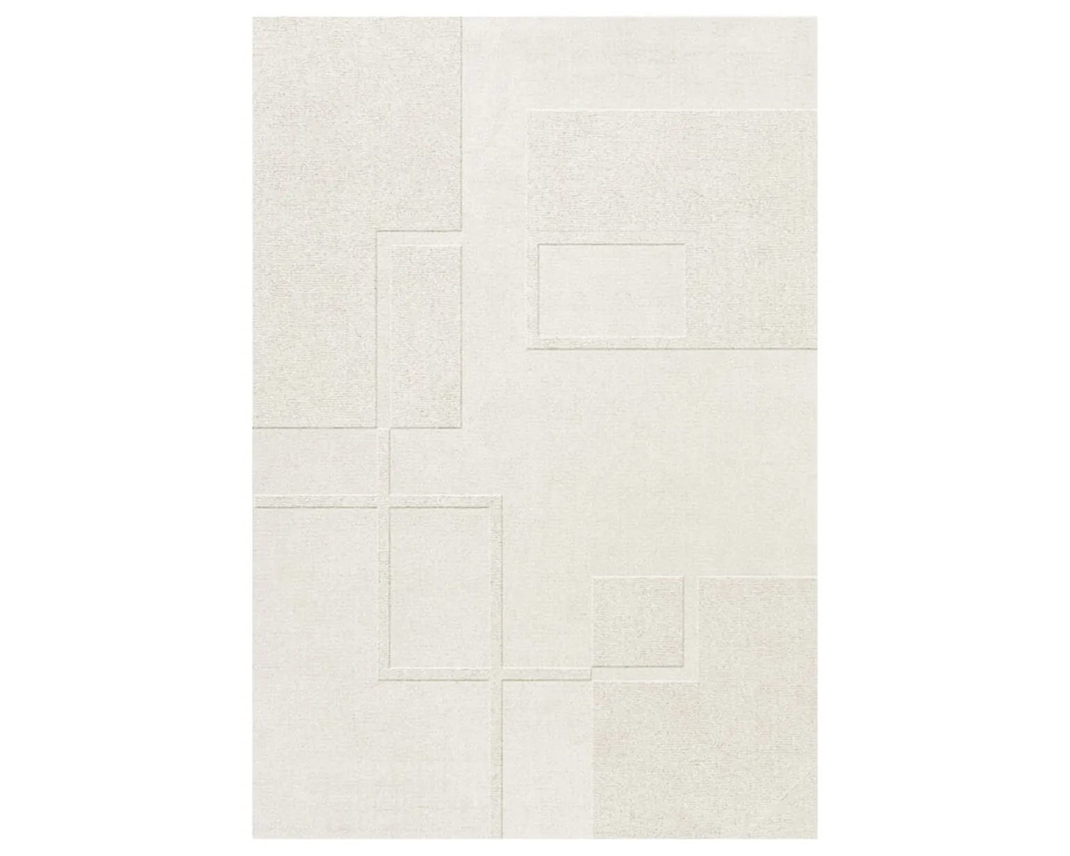 Layered Swedish Grace matta 300 x 400 cm benvit