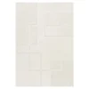 Layered Swedish Grace matta 250 x 350 cm benvit