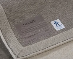 Layered Swedish Grace ullmatta 250 x 350 cm naturvit