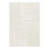 Layered Swedish Grace ullmatta 180 x 270 cm naturvit