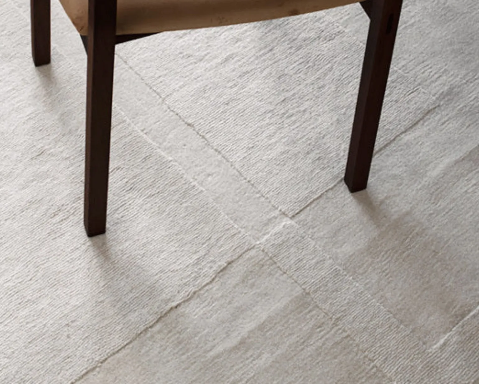 Layered Swedish Grace ullmatta 180 x 270 cm naturvit