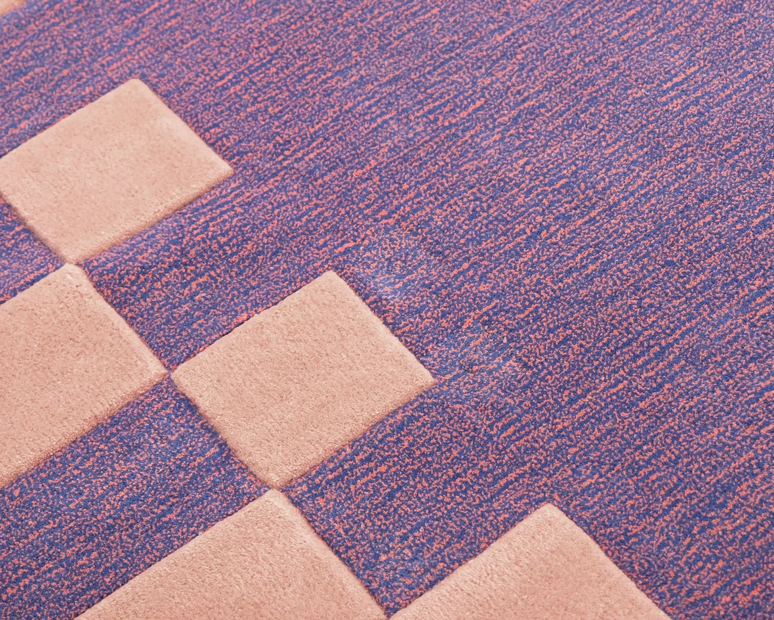 Layered Teklan Frame ullmatta 300 x 400 cm Cobalt Salmon