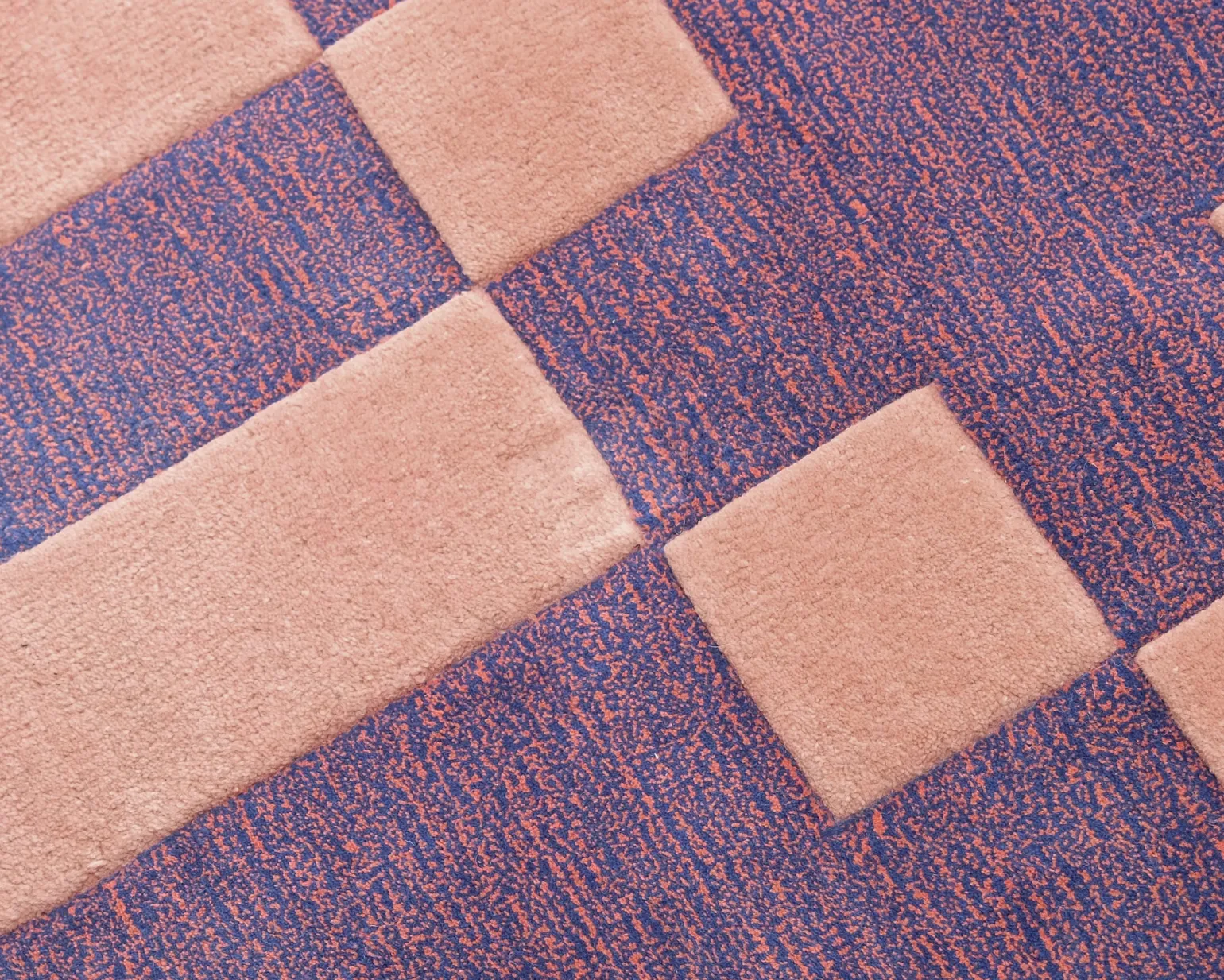 Layered Teklan Frame ullmatta 300 x 400 cm Cobalt Salmon