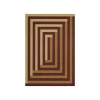Layered Teklan Labyrinth ullmatta 180 x 270 cm Mulberry Sand