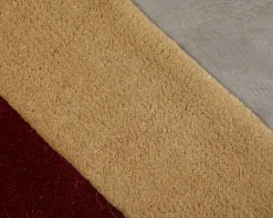 Layered Teklan Labyrinth ullmatta 250 x 360 cm Mulberry Sand
