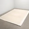 Layered Wool Border ullmatta 295 x 400 cm Bone White
