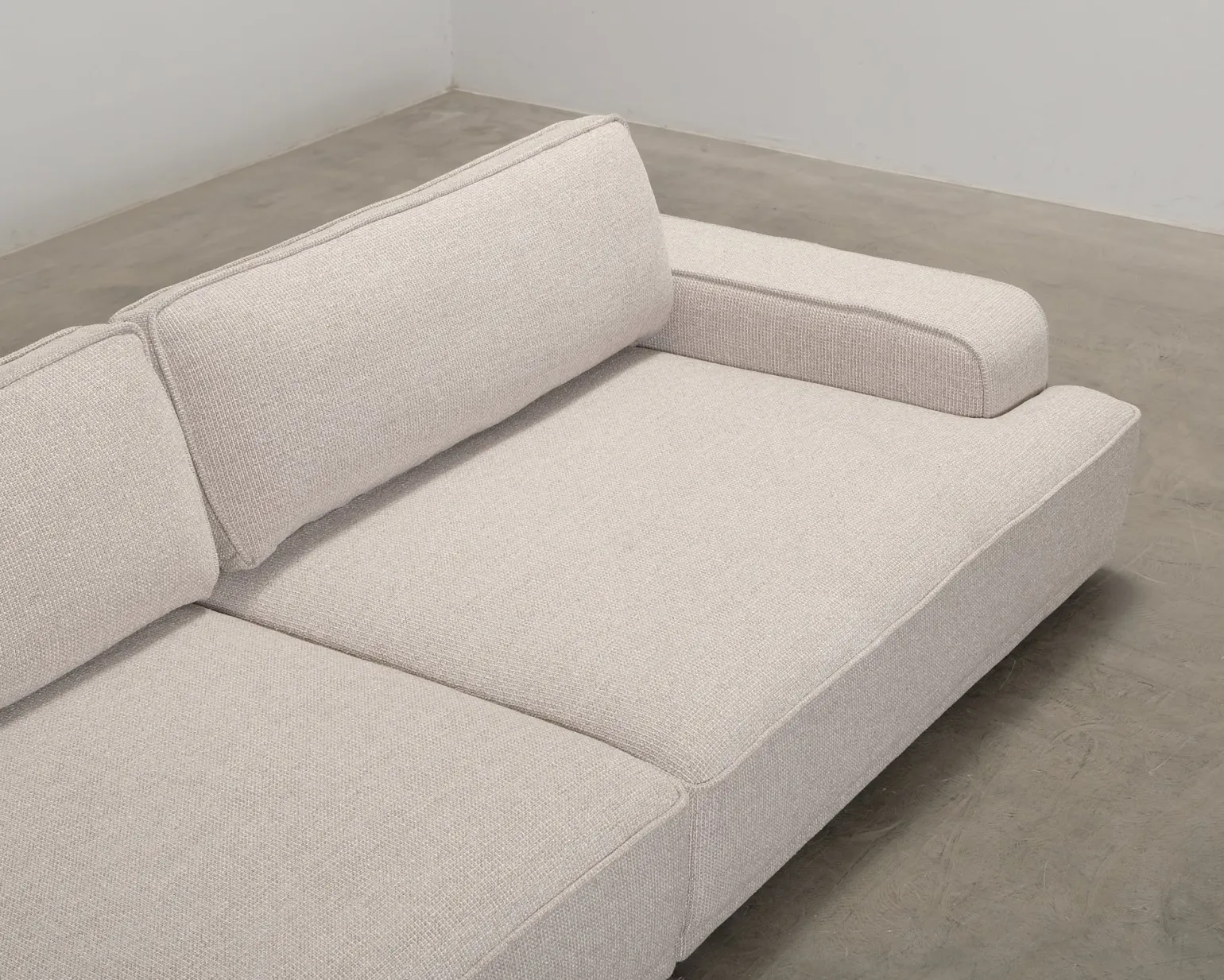 Leonora 3,5-sits soffa gråbeige