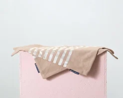 Lexington Emboidery Striped 50 x 50 cm kudde, set om 2