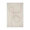 Linie Design Astral Spiral ullmatta 140 x 200 cm naturvit