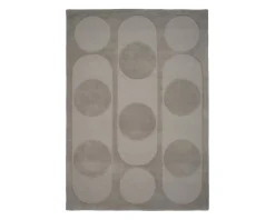Linie Design Orb Alliance wool rug 140 x 200 cm grey