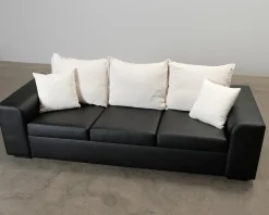 Link 3-sits soffa svart