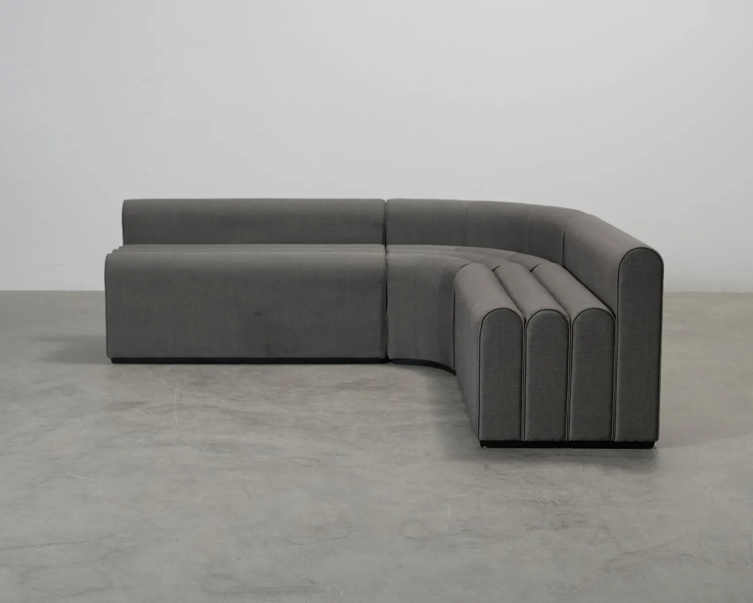 Lounge hörnsoffa mörkgrön