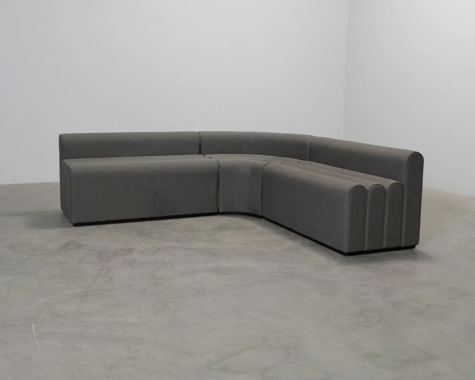 Lounge hörnsoffa mörkgrön
