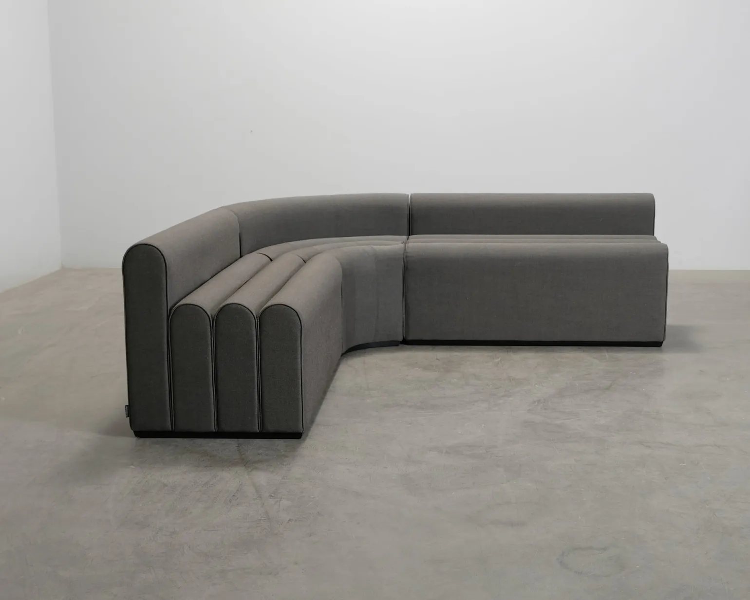 Lounge hörnsoffa mörkgrön