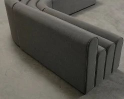 Lounge hörnsoffa mörkgrön