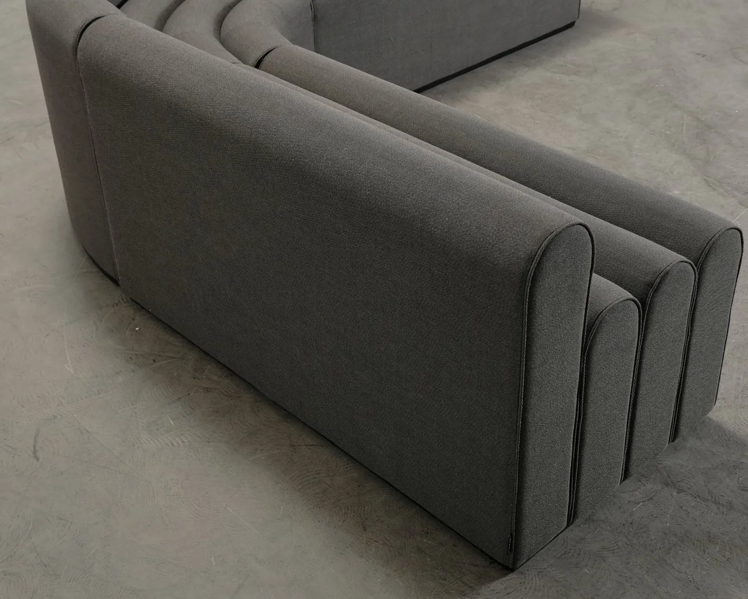 Lounge hörnsoffa mörkgrön
