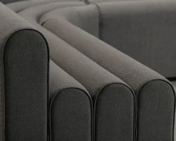 Lounge hörnsoffa mörkgrön