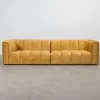 Maison Heritage Adams 4-sits soffa gul